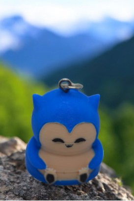 Snorlax Pokemon Anahtarlık